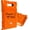Orange, variant on OPTIPAK Plastic Bags with Handles 20x22 Merchandise for Small Business,Die-Cut Retail Shopping & Boutique Bags,Gifts and Adult Goodie Bag,Vendor Event and Tradeshow Supplies,Thank you