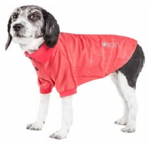 Pet Life ® Active 'Fur-Flex' Stretch and Quick-Dry Anti-Odor Fitness Yoga Dog Polo T-Shirt