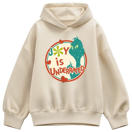 The Grinch - Joy Is Underrated - Women's Oversized Fleece Hoodie Sweatshirt