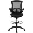 thumbnail image 4 of Scranton & Co Mid Back Mesh Drafting Chair in Black, 4 of 4