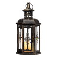 JHY DESIGN Medium Decorative Outdoor Candle Lantern, Metal Candle