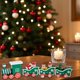 thumbnail image 4 of Decoraciones navideñas, adornos navideños, regalos navideños Juego de decoración navideña de escritorio con figuras de tren de madera Adornos de madera, 4 of 7