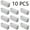 Grey, variant on 10pcs multifunctional storage box durable large-capacity desktop storage box underwear storage suitable for sundries storage