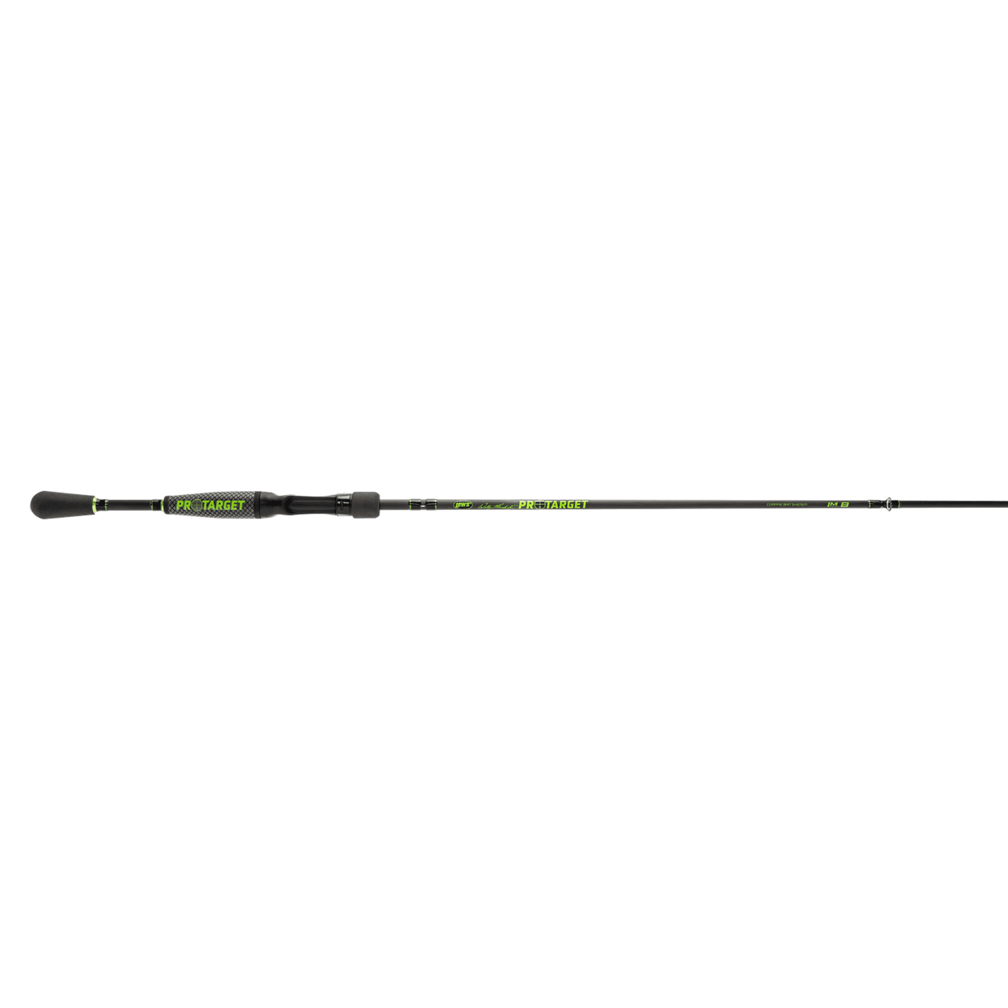 Lew's Wally Marshall Pro Target Casting Fishing Rod, 6-Foot 6-Inch 1-Piece Rod, Medium-Light Power, Black/Green