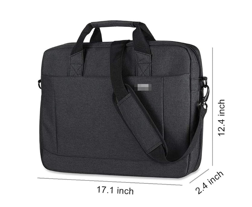 RKXQT Laptop Bag Case 15 15.6 16 Inch, Computer Sleeve Messenger Bag with Shoulder Strap Expandable Waterproof Business Briefcase for Men Women to Work Travel School, Fit 14-16 Inch Laptop, Black