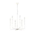 thumbnail image 3 of 29306-TWH Millennium Lighting Savanne - 6 Light Chandelier-26.2 Inch Tall and 24.1 Inch Wide-Textured White Finish, 3 of 6