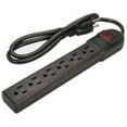 thumbnail image 1 of ACCL 3Ft 6-Outlet Surge Protector 14AWG/3, 15A, 90J Black, 3 Pack, 1 of 1