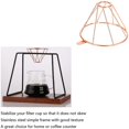 thumbnail image 3 of GHSDFBB Coffee Filter Paper Holder, Stainless Steel Coffee Filter Cup Rack Holder Funnel Bracket for Household Coffee Shop Use, 3 of 7