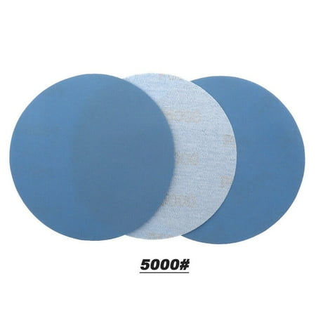 

25Pc Hook and Loop 5 Inch 1000 2000 3000 4000 5000Grit Sand Paper Sanding Discs