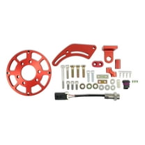 MSD 8618 Crank Reluctor Kit - Flying Magnet - Hall-Effect - 6.56 inch - Red