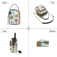 thumbnail image 3 of FORMRS Crossbody Bag for Women Quilted Travel Shoulder Cell Phone Purse with Chain Strap Handbag, Bubbles Hamburger, 3 of 7