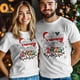 thumbnail image 5 of T-Shirts for Men, 2025 Christmas Crew Neck Cotton T-Shirt Men's Short Sleeve Santa Hat Snowflake, 5 of 8