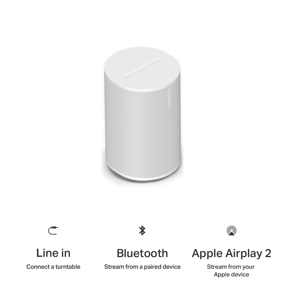 Sonos Era 100 SL - Compact Speaker with WiFi, Bluetooth