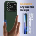 thumbnail image 4 of For iPhone 17 Pro Max Case Compatible with MagSafe Anti-Drop Liquid Silicone Phone Cover - Dark Blue, 4 of 5