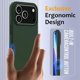 thumbnail image 4 of For iPhone 17 Pro Max Case Compatible with MagSafe Anti-Drop Liquid Silicone Phone Cover - Dark Blue, 4 of 5