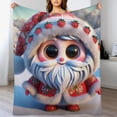 thumbnail image 3 of nygtbtfer Plush Throw Blanket Christmas Blanket Super Soft Cozy Happy Winter Holiday Blanket for Couch Sofa Bed for Adults Holiday Blanket Couch Sofa Bed Soft, 3 of 6