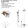 thumbnail image 3 of Rohl Riobel 1/2" Therm & Pressure Balance Rough-in Valve With up to 3 Functions in - R23, 3 of 6