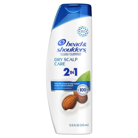 Head & Shoulders Shampoo Dry Scalp Care 2-In-1 12.5oz (Pack of 3)