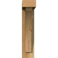 thumbnail image 2 of Ekena Millwork 4"W x 14"D x 18"H Thorton Block Rough Sawn Bracket w/ Offset Brace, Western Red Cedar, 2 of 25