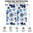 thumbnail image 2 of Blackout Kids Curtains,Blue Pioneer Flower Childrens Insulated Curtains Set Of 2,Bedroom Essentials,Toddler Room Decor 42x84in(106x213cm), 2 of 4