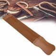 thumbnail image 1 of LAFGUR Durable Straight 2Pcs Double Layered Leather Sharpening Strap For Barber Kitchen, 1 of 8