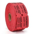 thumbnail image 1 of L LIKED Raffle Tickets Double Rolls 1000 per Roll 50/50 Raffle Tickets for Events, Entry, Class Reward, Fundraiser & Prizes(Red), 1 of 5