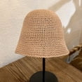thumbnail image 6 of SikaFu Straw Hat Female Fresh Korean Version Various Japanese Shading Hat In Summer Thin Face And Weaving Face Fisherman Hat, 6 of 9