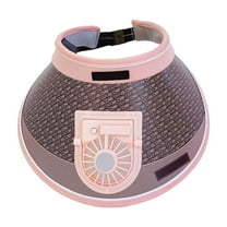 Visor Hat with Solar Fan, Solar Power Supply, USB Charging Built-in Sun hat, Wide-Brimmed Sun hat, 3-Speed Adjustment, Suitable for Outdoor Beach Trips