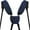Navy, variant on QccHieUs Golf Bag Strap Replacement Soft Backpack Straps Universal Duffle Bag Navy