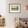 thumbnail image 3 of Historic Framed Print, PA York 1852 MAP, 17-7/8" x 21-7/8", 3 of 9