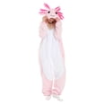 thumbnail image 4 of LEKWK Adult Onesie Pajamas Funny Cute Animal Onesie Fleece Hooded Jumpsuit Sleepwear Halloween Pajamas Loungewear Cosplay Party Fancy Dress, 4 of 8