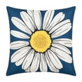 thumbnail image 6 of Hongan decorative throw pillow set, 18" x 18", 4 pieces, blue, 6 of 8