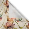 thumbnail image 6 of Ambesonne Floral Valance & Curtain, Vintage Botanical Flower Art, 55"x30", Cream Pistachio Green, 6 of 7