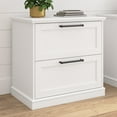 thumbnail image 3 of Bush Furniture Westbrook 2 Drawer Lateral File Cabinet in Ash White, 3 of 10