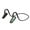 Green, variant on Open Ear Headphones, 35 Hours Playtime True Wireless Open Ear Earbuds with Ear Hooks, Air Conduction Headphones, Bluetooth 5.3, Clear Calls, IPX6 Waterproof Wireless Earphones - Green