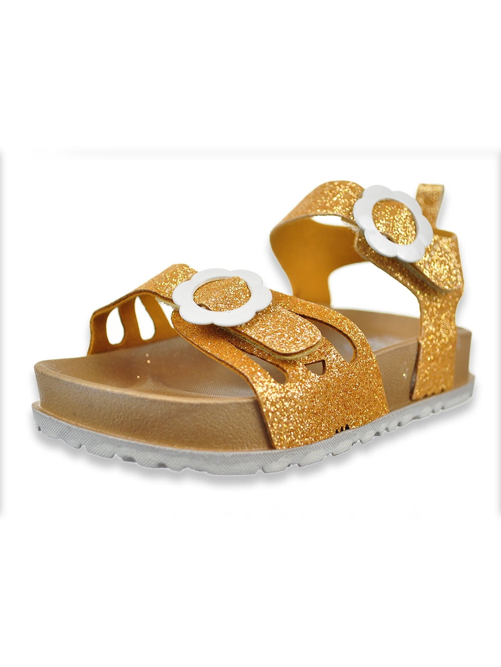 newborn gold sandals