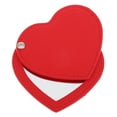 thumbnail image 1 of ColoMX Espejo de maquillaje portátil portátil con forma de corazón espejo compacto para mujeres espejo decorativo encantador espejo decorativo espejo de corazón pequeño en forma de corazón, 1 of 8