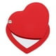 thumbnail image 1 of ColoMX Espejo de maquillaje portátil portátil con forma de corazón espejo compacto para mujeres espejo decorativo encantador espejo decorativo espejo de corazón pequeño en forma de corazón, 1 of 8
