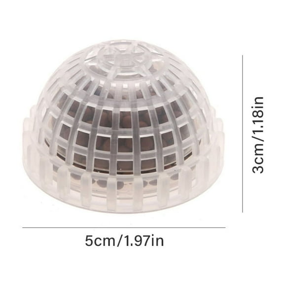 Moss Ball Filter Plastic Half Ball Moss Holder Fish Tank Decorative Ball