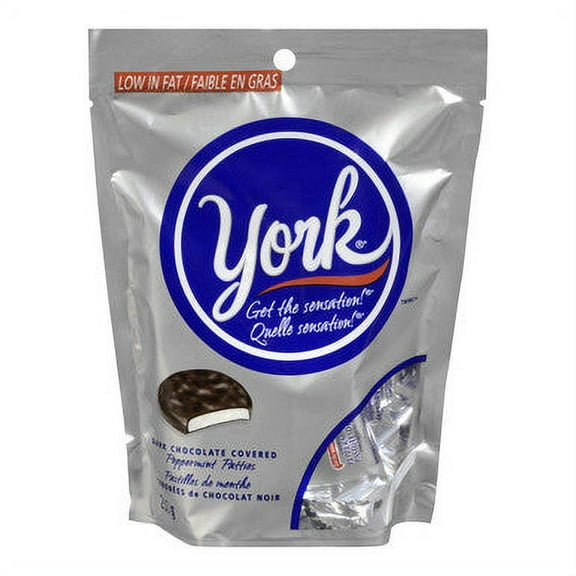 YORK Dark Chocolate Peppermint Patties Miniatures, 200g/7.1 oz
