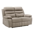 thumbnail image 3 of Lexicon Hancock 2-Piece Leather Sofa Set in Latte, 3 of 13