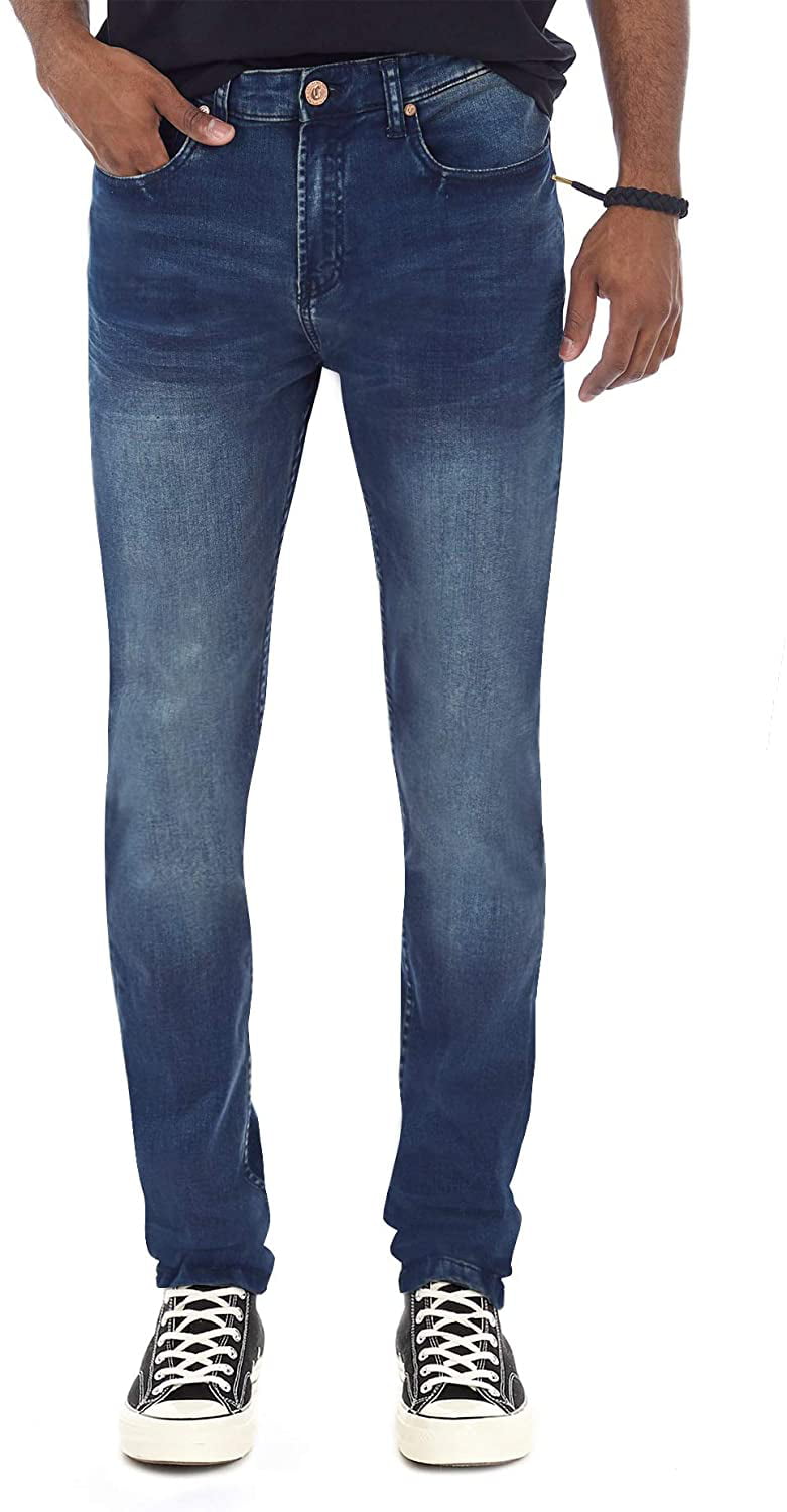 Sherlock Holmes grond partij Men's Super Flex Stretch Washed Denim Jeans Skinny Fit - Walmart.com