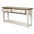 thumbnail image 4 of Riverside Furniture Myra Wood 2-Drawers Console Table in Natural/Paperwhite, 4 of 11
