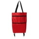 thumbnail image 2 of Carrito de compras plegable con bolsa expandible y cremallera | Ruedas plegables para fácil almacenamiento | Bolsa reutilizable para compras, escuela o excursiones, 2 of 4