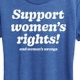thumbnail image 3 of Instant Message - Womens Rights And Wrongs - Women's Short Sleeve Graphic T-Shirt, 3 of 6