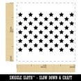 thumbnail image 2 of 50 Stars to the American Flag USA United States Self-Inking Rubber Stamp Ink Stamper - Sky Blue Ink - Small 1 Inch, 2 of 7