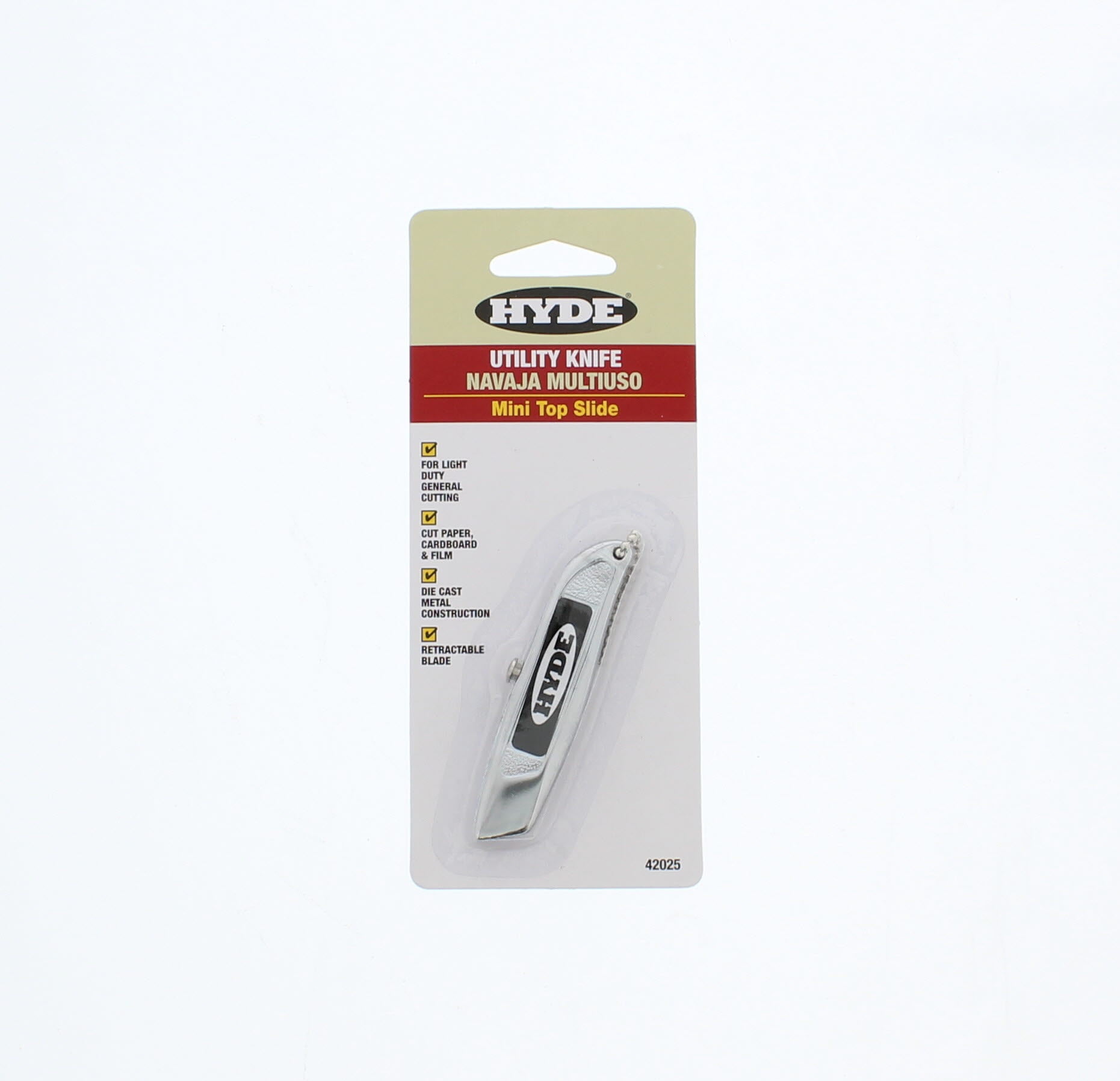 Hyde 42025 Mini Top Slide Utility Knife