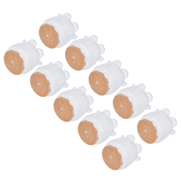 Pata 10 Uds. Protector De Suelo Para Patas De Silla, Cubierta Para Patas De Mesa De Oficina, Cubierta Antideslizante Para Patas De Muebles De Fieltro De Goma