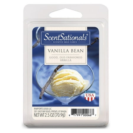 Vanilla Wax - ScentSationals 2.5 oz Vanilla Bean Scented Wax Melts