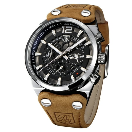 BENYAR Top Brand quartz watches for men, Military Aviator Tactical...